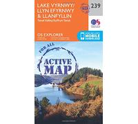 Lake Vyrnwy / Llyn Efyrnwy & Llanfyllin Map | Weatherproof | Tanat Valley / Dyffryn Tanat | Ordnance Survey | OS Explorer Active Map 239 | Wales | Walks | Hiking | Maps | Adventure