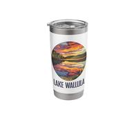 Lake Wallula Sunset Reflections Panorama Stainless Steel Insulated Tumbler