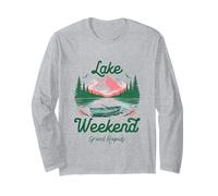 Lake Weekend Vacation Trip Grand Rapids Michigan Long Sleeve T-Shirt