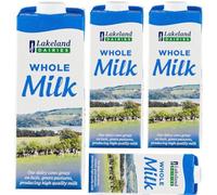 LAKE Whole Milk 1000 Mililiter x 4 Packs