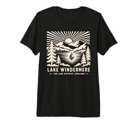 Lake Windermere Lake District Souvenir Gift Premium T-Shirt