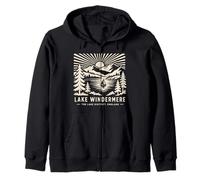 Lake Windermere Lake District Souvenir Gift Zip Hoodie
