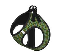 Lake with Boats Canoes Park Print Step in Dog Harness and Leash Set,Adjustable Reflective Harness for Small Dogs Cats