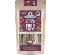 LAKEFIELDS MANUFAKTUR Superfood Premium Beef Dog Sticks 61%, Nutrient-Rich Dog Treats, Healthy & Grain-Free, Dog Snacks with Beef and Blueberries, 1 x 130 g, Size: 8 x 130 g