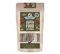 LAKEFIELDS MANUFAKTUR Superfood Premium Wild Dog Sticks 61%, Nutrient-Rich Dog Treats, Healthy & Grain-Free, Dog Snacks with Game Meat and Blueberries, 1 x 130 g, Size: 8 x 130 g