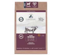 Lakefields Premium Dry Dog Food, Beef 60%, 4 x 2.5 kg, Grain-Free Dry Food for Adult Dogs, Potatoes and Blueberries, Food Grade Ingredients, New Formula
