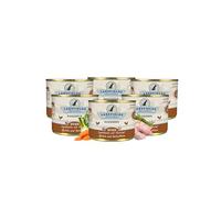 Lakefields Premium Wet Dog Food, Chicken 61%, 6 x 200 g, Grain-Free Wet Food for Dogs, Natural Food Grade Ingredients, Carrots, Potatoes & Apple, Gently Cooked