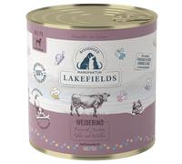 Lakefields Premium Wet Puppy Food, Beef 61%, 800g, Grain-Free Dog Food for Puppies, Natural Food Grade Ingredients, Apples, Zucchini & Carrots, Gently Cooked