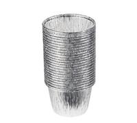 lakeland 25 Round Foil Pie Dishes 180ml - Deep Single Portion Dishes Batch Cooking Recyclable