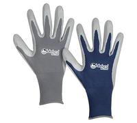 Lakeland Active 2 Pairs Orton Weed & Seed Gardening Gloves - Slate Grey & Oxford Blue - X-Large