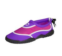 Lakeland Active Girl's Eden Aquasport Water Shoes Holiday Surf Sea Barefoot Swimming Paddleboard - Purple/Pink/White - 11 Child UK