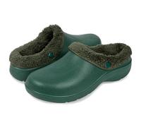 Lakeland Active Lorton Men's Fleece Lined Garden Clogs - Cumberland Green - 11 UK