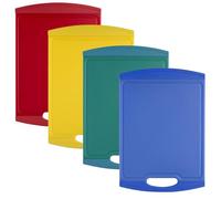 lakeland Anti-slip Colour Coded Chopping Boards, Pack of 4