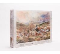 Lakeland Art World 1000 Piece Jigsaw Puzzle for Adults, Beatrix Potter at Hill Top Lake District, Challenging Landscape Jigsaw, Finished Size 68.5 x 49cm, for Puzzle Lovers