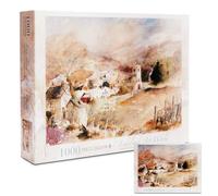 Lakeland Art World 1000 Piece Jigsaw Puzzle for Adults, Lake District Hawkshead, Challenging Landscape Jigsaw, Finished Size 68.5 x 49cm, for Puzzle Lovers