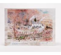 Lakeland Art World 1000 Piece Jigsaw Puzzle for Adults, Lake District Skelwith Cottages & Lakes, Challenging Landscape Jigsaw, Finished Size 68.5 x 49cm, for Puzzle Lovers
