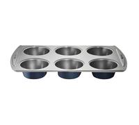 Lakeland Bakeware 6 Round Hole Deep Yorkshire Pudding Tray Baking Tin