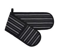 Lakeland Black Butcher’s Stripe Double Oven Glove