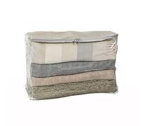 Lakeland Clear Protective Clothes & Duvet Zip Storage Bag 52L - Zips All Round For Easy Access