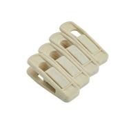 lakeland Clothes Hanger Pegs - Pack of 6 Turn a coat hanger into a clip hanger for Trousers of Skirts Great for suits or 2-piece outfits