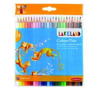 Lakeland Colourthin Colouring Pencils, Set of 24, School or Home Use, 700269