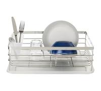 lakeland Contemporary, Modern Stainless Steel Dishrack With Detachable Tray, 44 x 32cm