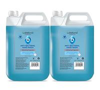 Lakeland Cosmetics antibacterial soap hand wash - 5L Litre refill bottle - Vegan fragranced anti-bacterial liquid soap hand wash, made in UK (2x 5 Litre)