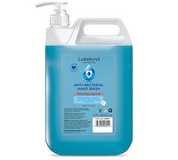 Lakeland Cosmetics antibacterial soap hand wash - 5L Litre With Pump - fragranced anti-bacterial liquid soap hand wash, made in UK (Single)