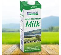 Lakeland Dairies Long Life Semi Skimmed Milk 12x1ltr