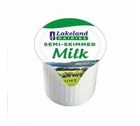 Lakeland Dairies Semi-Skimmed Milk Mini Pots 240x12ml pots (2 x 120 Pots)