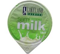 Lakeland Dairies Semi Skimmed Milk Portions, 120x12ml Pots