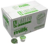 Lakeland Dairies Semi-Skimmed Milk Pots, 5760 ml, 480 Count