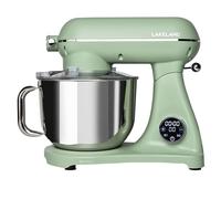 Lakeland Deluxe 6.5 Litre Stand Mixer Sage Includes whisk, dough hook and beater Planetary mixing action 10 speed settings