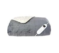 LAKELAND Lakeland Sherpa Electric Heated Throw Grey