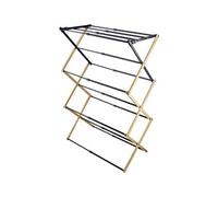 lakeland large Wooden Extendable Concertina Airer 10m Drying Space & Holds15kg Washing
