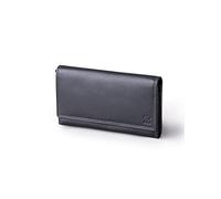 Lakeland Leather 100% Real Leather Large Notes & Card Purse in Black