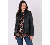 Lakeland Leather 'beetham' Leather Jacket In Green Green 8