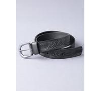 Lakeland Leather Embossed Leather Belt In Black Black