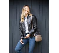 Lakeland Leather 'fairhill' Leather Jacket In Black Black 10