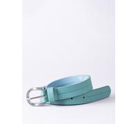 Lakeland Leather 'kendal' Leather Belt In Turquoise Turquoise M