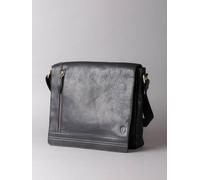 Lakeland Leather 'keswick' Large Leather Messenger Bag In Black Black