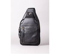 Lakeland Leather 'keswick' Leather Sling Bag In Black Black One Size