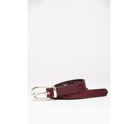 Lakeland Leather 'kirkby' Leather Belt In Burgundy Burgundy XL