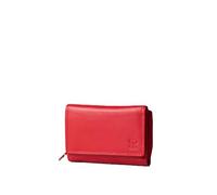 Lakeland Leather Ladies 12.5cm Leather Purse in Red