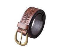 Lakeland Leather Ladies Embossed Leather Belt in Tan (Tan, XS)