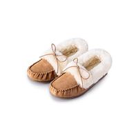 Lakeland Leather Ladies' Sheepskin Moccasins (8UK, Tan, numeric_8)
