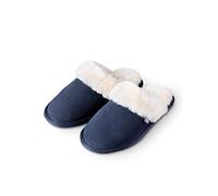 Lakeland Leather Ladies' Sheepskin Slider Slippers (6 UK, Navy Blue, numeric_6)