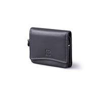 Lakeland Leather Ladies Small Leather Flapover Purse in Black