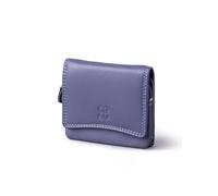 Lakeland Leather Ladies Small Leather Flapover Purse in Purple