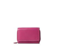 Lakeland Leather Ladies Small Leather Tab Purse in Cranberry Pink
